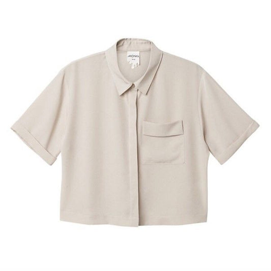 Aadarsh Soft Linen Crop Shirt